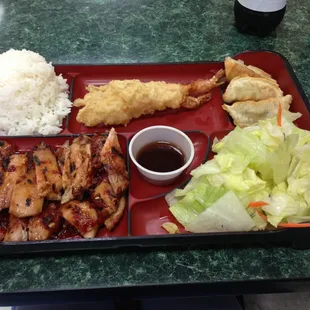 Chicken Bento Plate