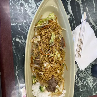 This is their Beef Yakisoba.