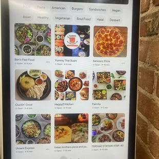 This is an innovative way to pick up delicious takeout food to support various food businesses, especially when you're pressed for time!