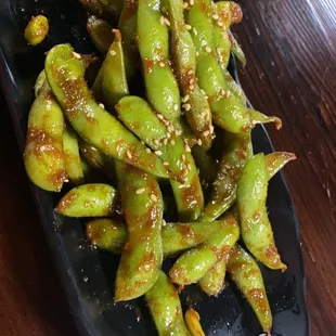 Spicy edamame was d bomb ! Yum