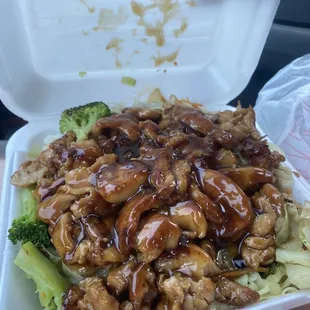 Definitely a large portion very good.