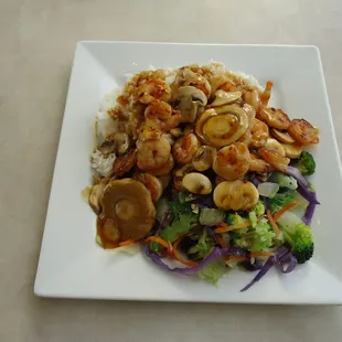 Shrimp teriyaki!
