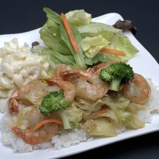 7. Shrimp Teriyaki Plate