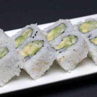 25. Avocado and Cucumber Roll