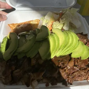 Chicken and Beef Plate