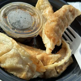 Machine made dumplings