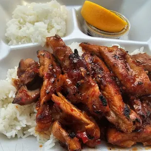Thai chicken, a must try! If you like spicy, get this!