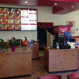 Clean restaurant and good food.
