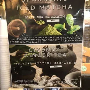 Got the sparkling matcha. Amazing