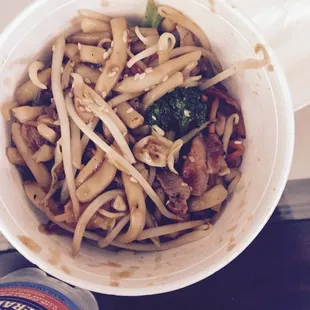 Chicken Teriyaki Noodle Bowl. You will not go hungry