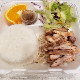 Chicken Teriyaki plate.