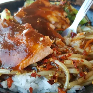 Salmon Teriyaki Bowl