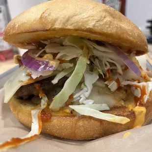 Spicy Sriracha Burger