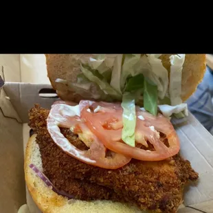 Chicken Cocky Burger