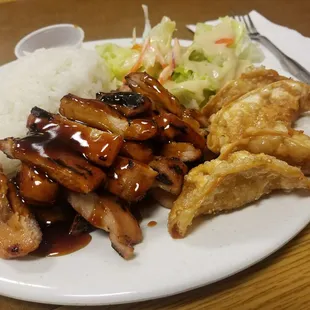 Chicken Teriyaki &amp; Gyoza