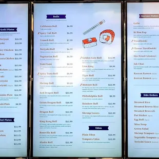 menu Fall 2021