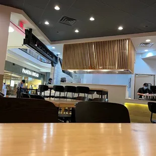 interior, sushi and sashimi