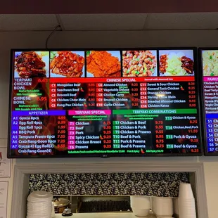 menus and prices