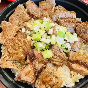 Juicy steak bowl! LOVE it!