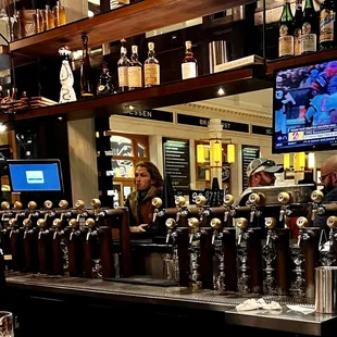 All the beers on tap