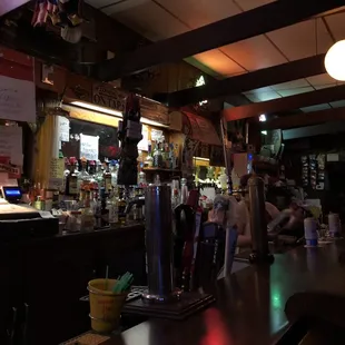 people sitting at the bar