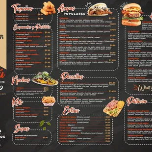 Ternerita Café &amp; Grill * Menu Page 1 of 2
