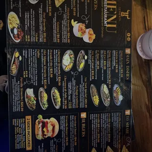 the menu