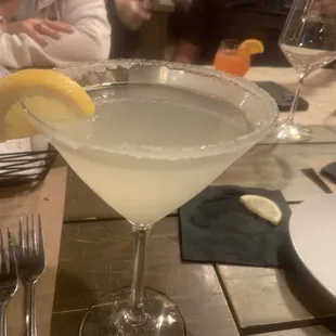 Lemon drop martini