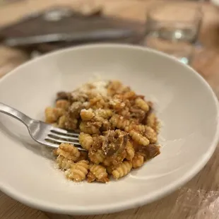 Cavatelli al Ragù di terra - pasta was undercooked and beef was tough