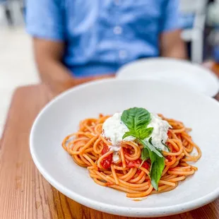Spaghetto pomodoro e burrata