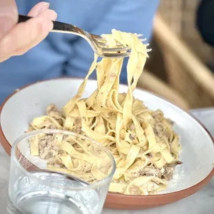 TAGLIATELLE ALLA NORCINA
