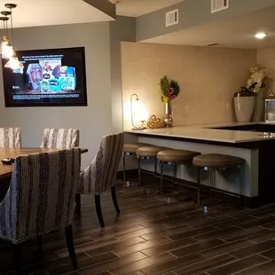 The TV in the conference room has a HDMI hook up in the table