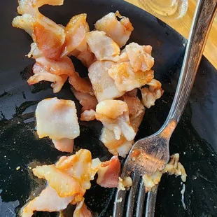Raw bacon