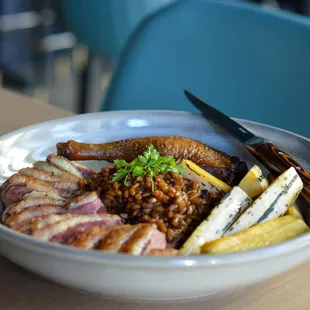 a bowl of food on a table