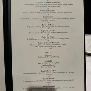 sandwiches, menu