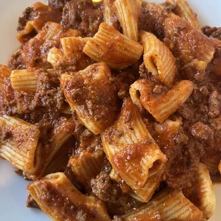Rigatoni alla Bolognese