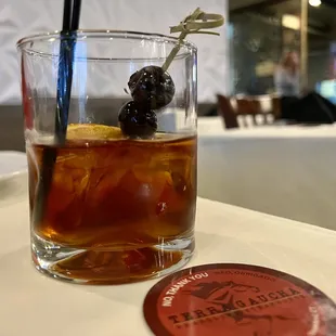 Dominican Old Fashioned (Dark rum instead of whiskey)