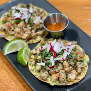 Tostadas De Ceviche @ColumbusFoodDude