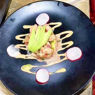 Shrimp Ceviche Tostada