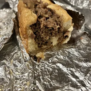 The meat to bread ratio!! That's what a cheesesteak should look like