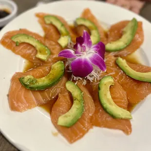 Salmon Carpaccio $27.50