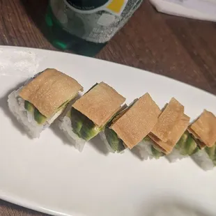Eel Cucumber Avocado Roll