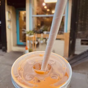 Thai Iced Tea. $4.25