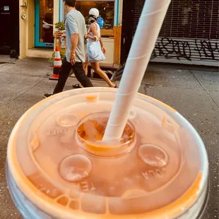 Thai Iced Tea. $4.25