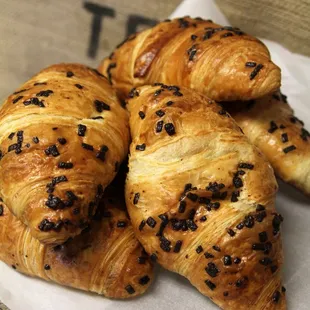 Chocolate Hazelnut Filled Croissants
