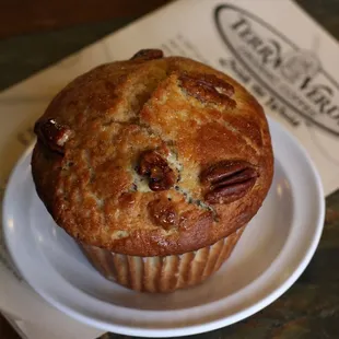 In house baked Maple Pecan Muffin
