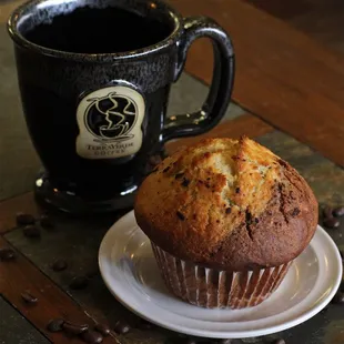 Muffins baked in house