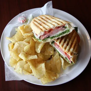 Tuscan Panini &amp; Chips