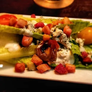 1/2 portion wedge salad