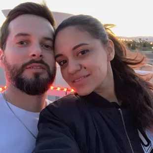 Can't beat a sunrise with your lover!